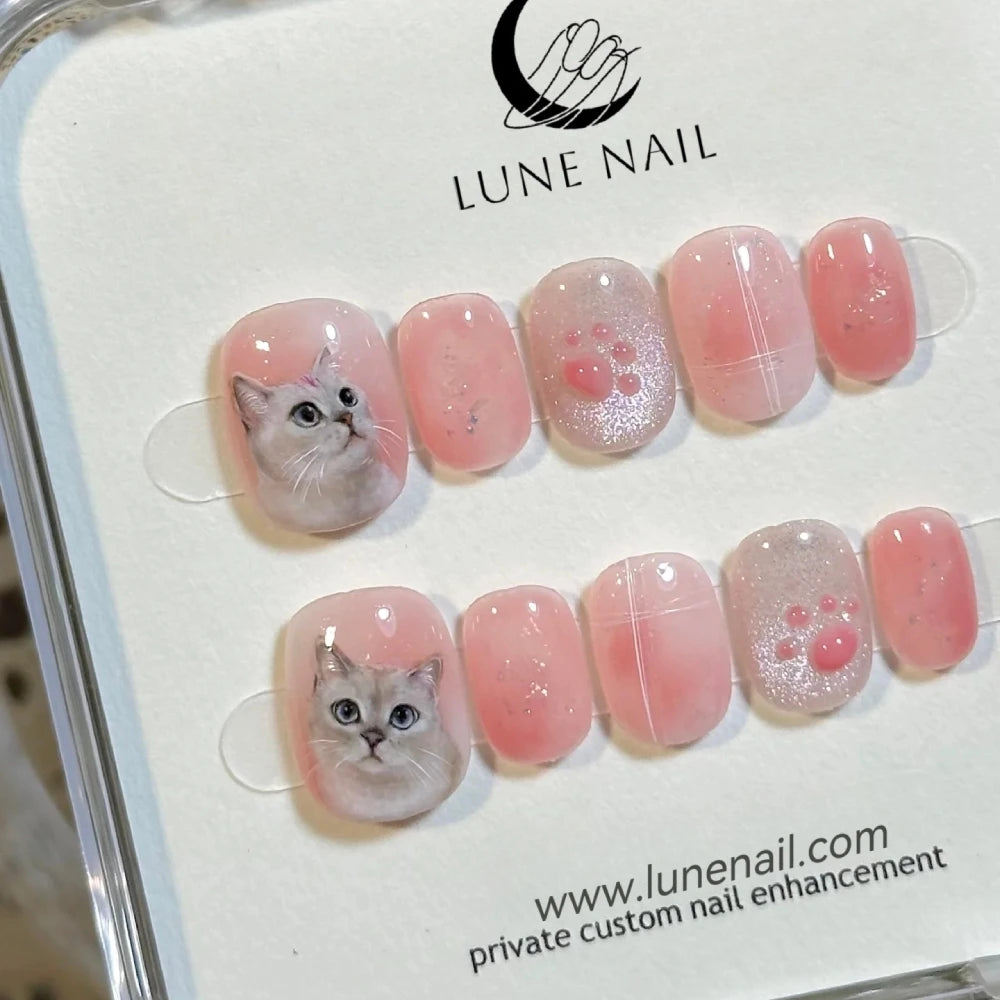Custom Pet Nails — Hand-Painted from Your Pet’s Photos
