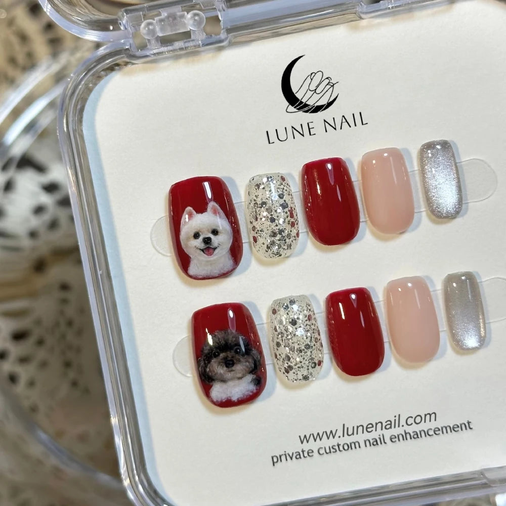 Custom Pet Nails — Hand-Painted from Your Pet’s Photos