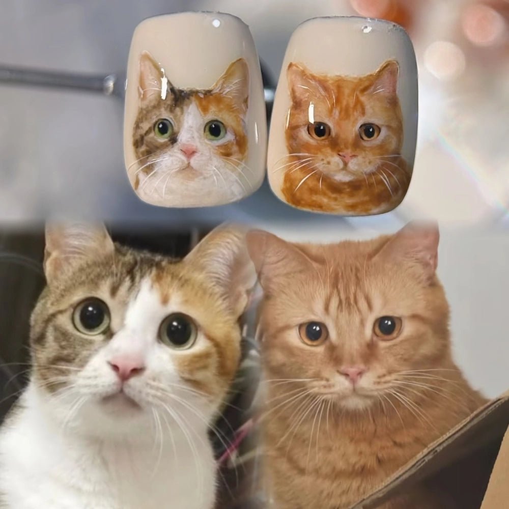 Custom Pet Nails — Hand-Painted from Your Pet’s Photos