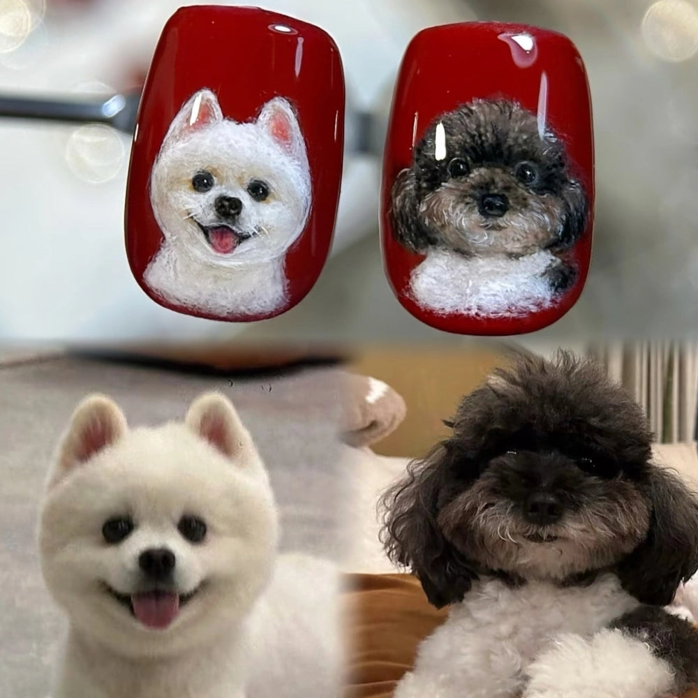 Custom Pet Nails — Hand-Painted from Your Pet’s Photos
