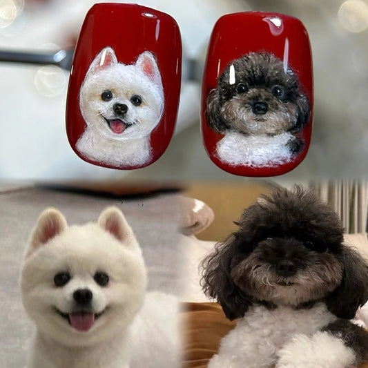 Custom Pet Nails — Hand-Painted from Your Pet’s Photos